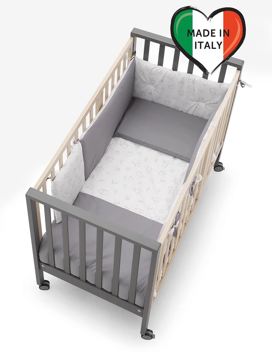 Набор белья Erbesi Evolution Orsetti 3 предмета (Серый)