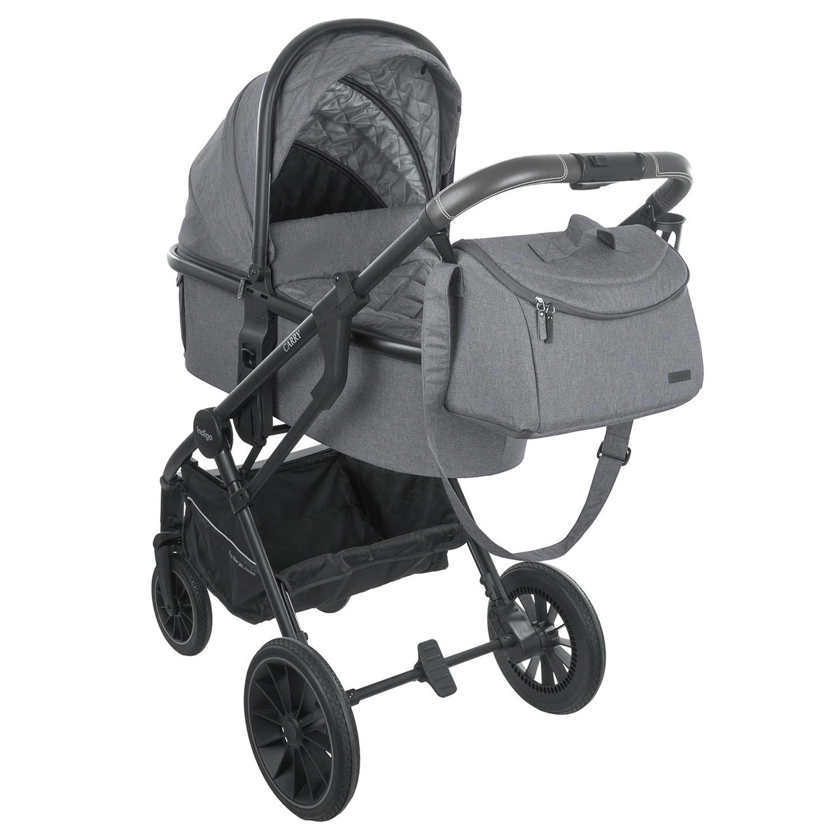 Коляска 3 в 1 INDIGO CARRY  серый lrj8e0mg5kcxvdwfdbck0faxndxu21lc