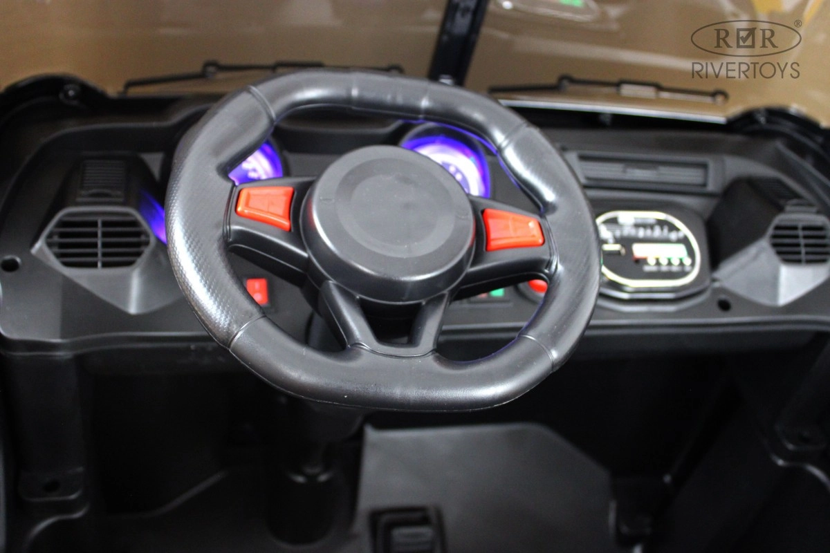 Детский электромобиль RiverToys K777AM желтый ytxoltfphv6snhdgnlmn4dn1g5l0xrro