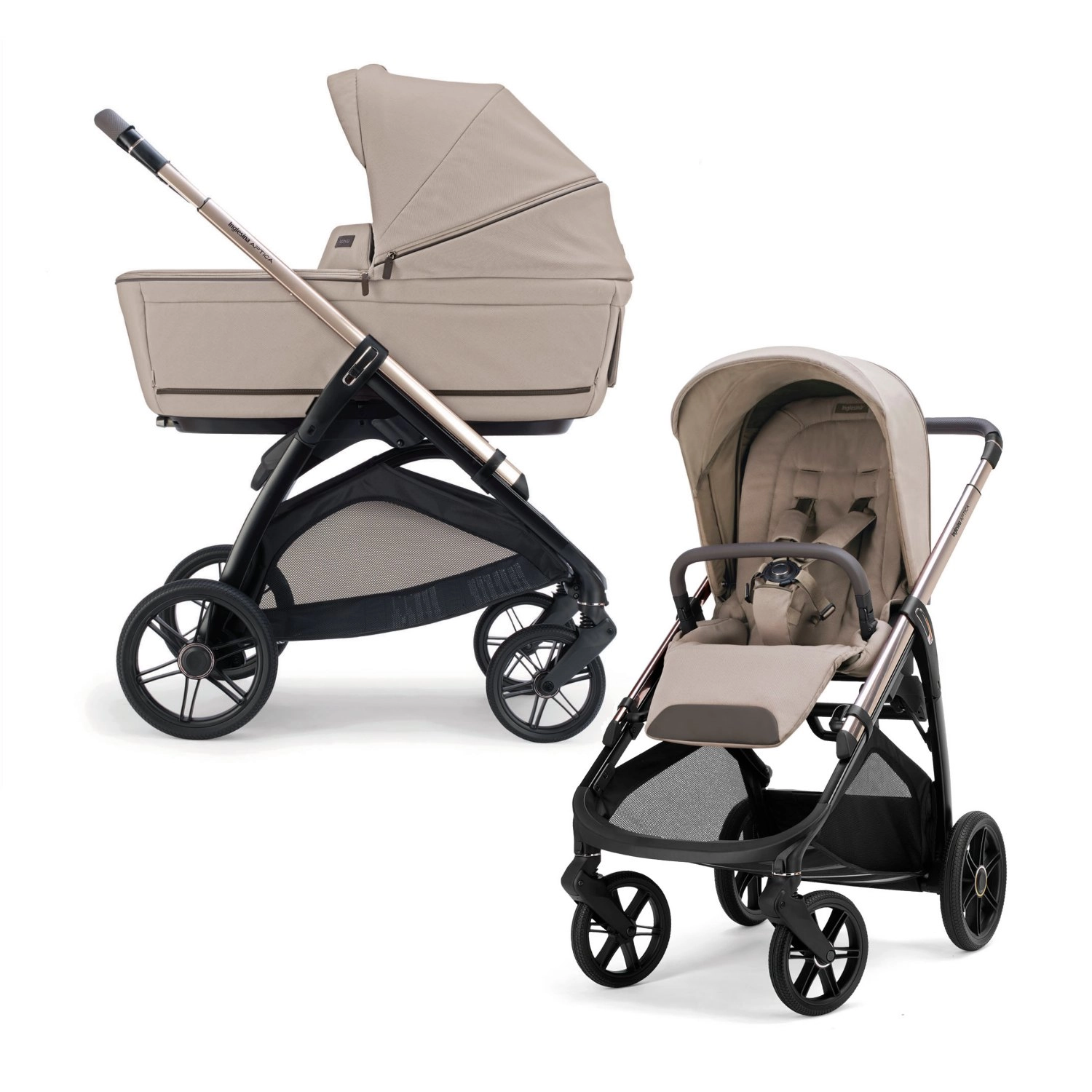 Коляска 2 в 1 Inglesina Aptica (с подставкой Stand Up New) (Vicune Beige)