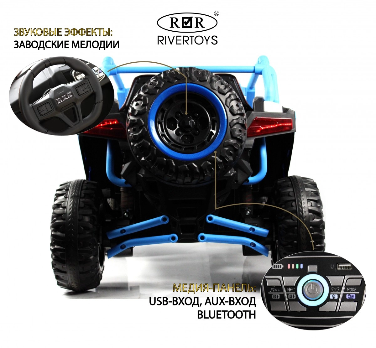 Детский электромобиль RiverToys E001EE бело-синий lzbqku2vihya3rkhrsnwt8u13bvdrkuq