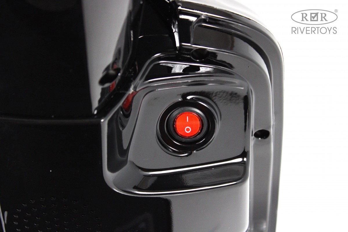 Детский электромотоцикл RiverToys Z555ZZ черный lu9jck546p1y595agzfxeyes3y3qgdaz