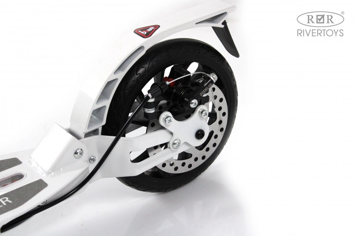 Детский самокат RiverToys HB-A7 белый kizhreh0a9j2wgpo0lq3wl214yq1sxuo