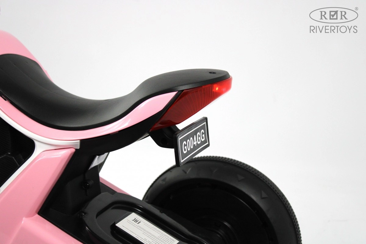 Детский электромотоцикл RiverToys G004GG розовый anpyyfha9vi69befjr0u8l35um1ird14