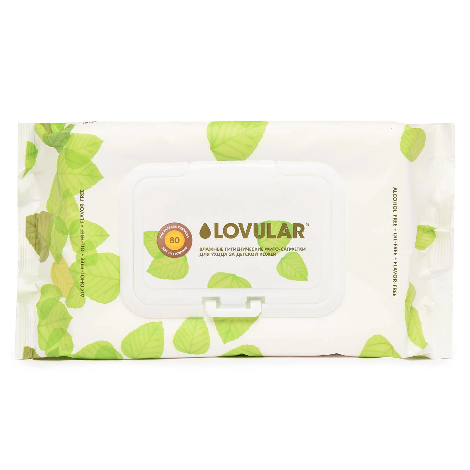 Влажные фито-салфетки Lovular 80 шт/уп a22a6e641dcb09098a11d7ac455e750a