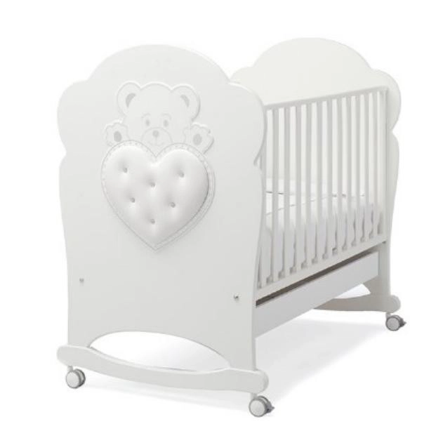 Детская кроватка Erbesi Elite белый n0zywpredeuqkacme7m8g38mgk7vv2qw