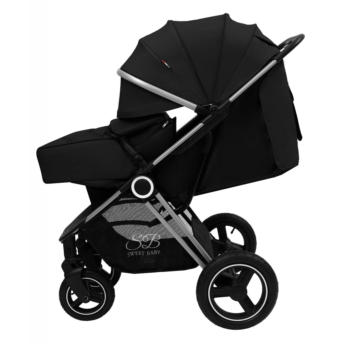 Прогулочная коляска Sweet Baby Suburban Air Light Black 17ym4t5bmbep54833jtbcioeu15rlr0f