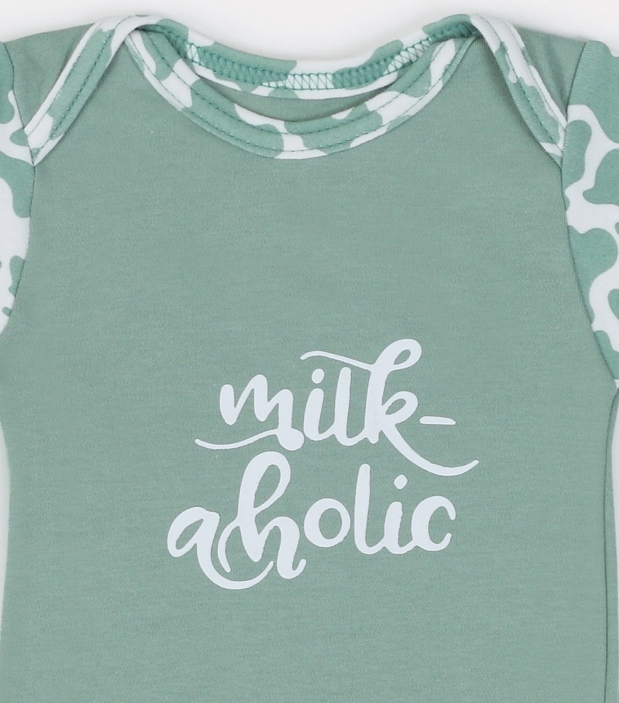 Боди Rant Milk-Aholic с коротким рукавом 6281 62 Green ssmtohb0wyusj3pxp1uvz7et751la87v