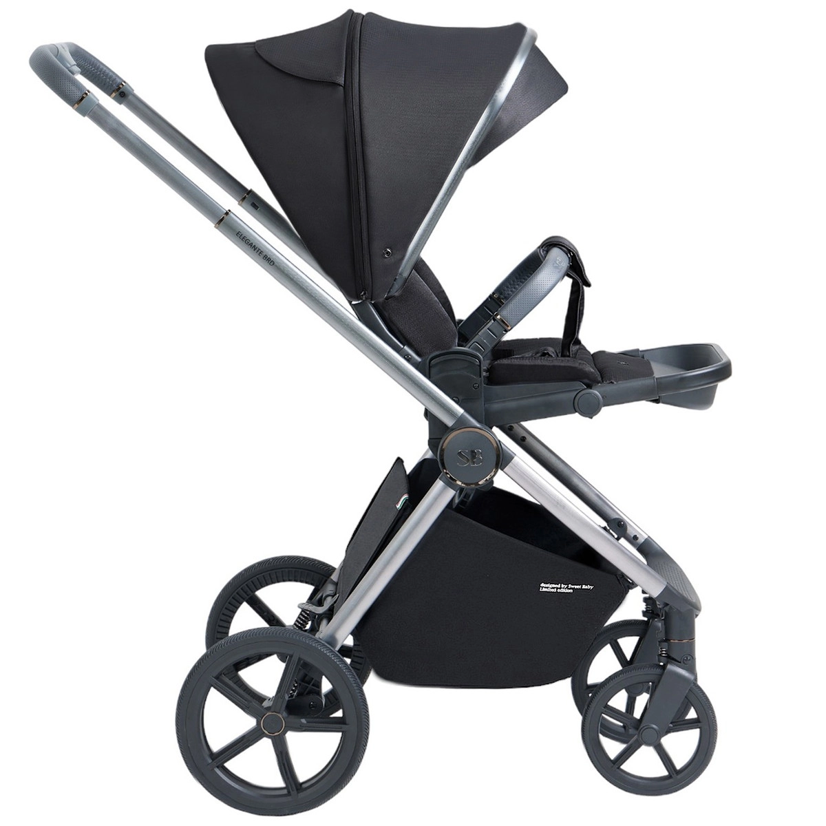 Коляска 2 в 1 Sweet Baby Elegante BRD Black t9cezqy1edn2jayt59btrtsh2w39cmwb