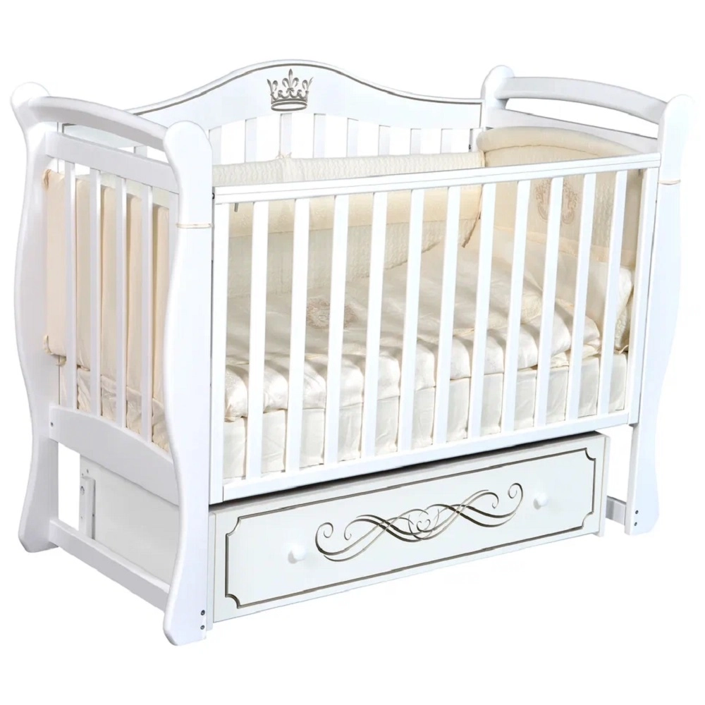 Детская кроватка АНТЕЛ Julia 11 УМ  Белый 108131304-detskaya-krovatka-antel-julia-11-um--belii