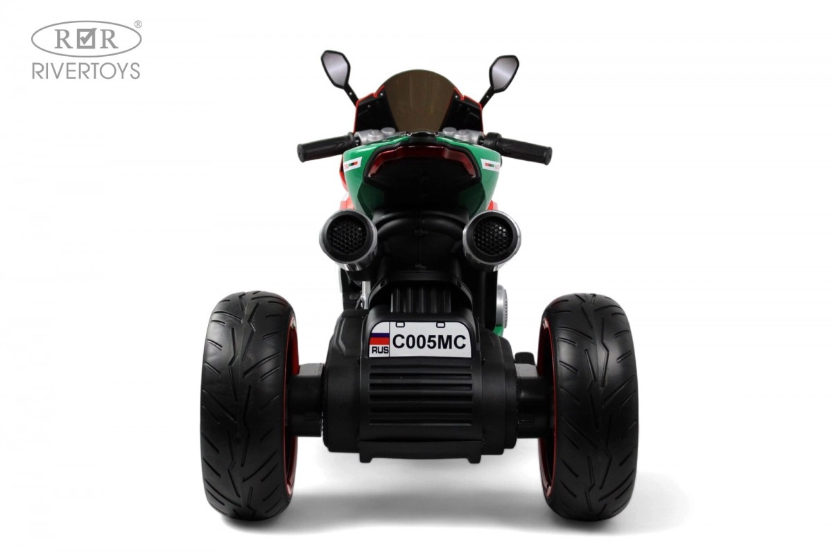 Детский электромотоцикл RiverToys C005MC красный i6opl0kk9wwdydfrli9w7d23tmi5d39g