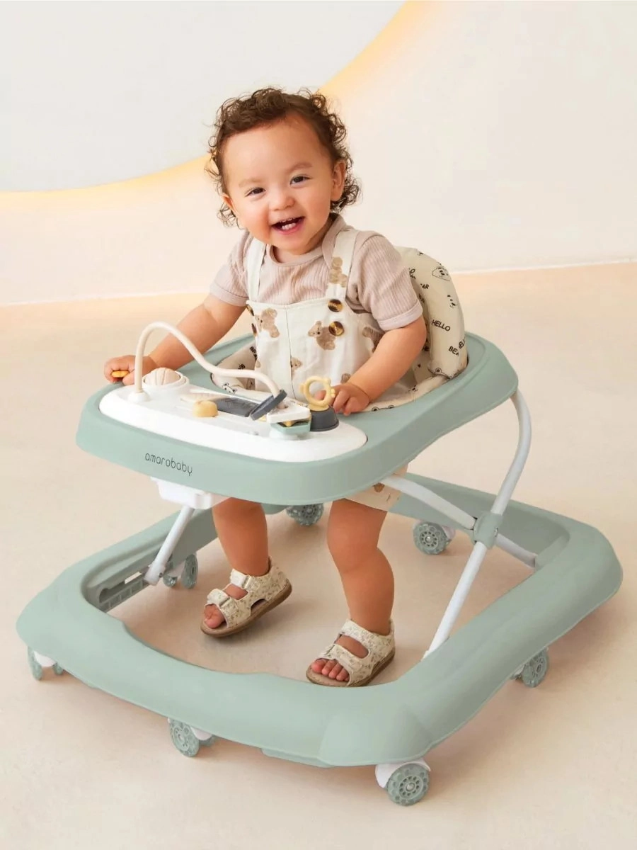 Ходунки AmarobabyHappy Steps зеленый zzmeqyq8uma8uz07haftaxcd8db5jllj