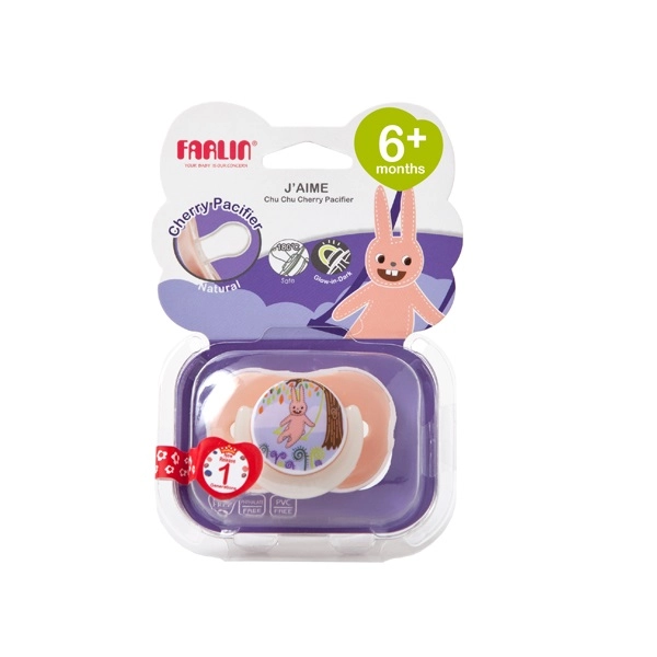 Силиконовая пустышка в форме вишенки Farlin с 6 мес. Коричневый 108100932-silikonovaya-pustishka-v-forme-vishenki-farlin-s-6-mes-korichnevii