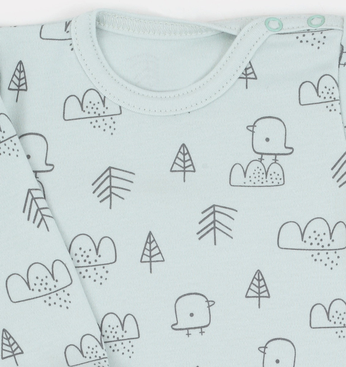 Боди MowBaby Birds с длинным рукавом 3-шт 6182 68 Blue wq9rkcc9utlxxb13ooc66hpbfiua0b9r