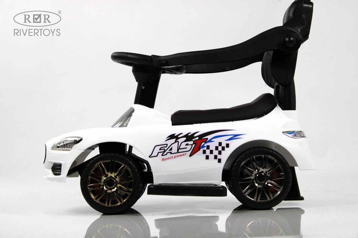 Детский толокар RiverToys L003LL-M белый 4yca60qy9x5rjbxiw0q9dnopd46rkwm5