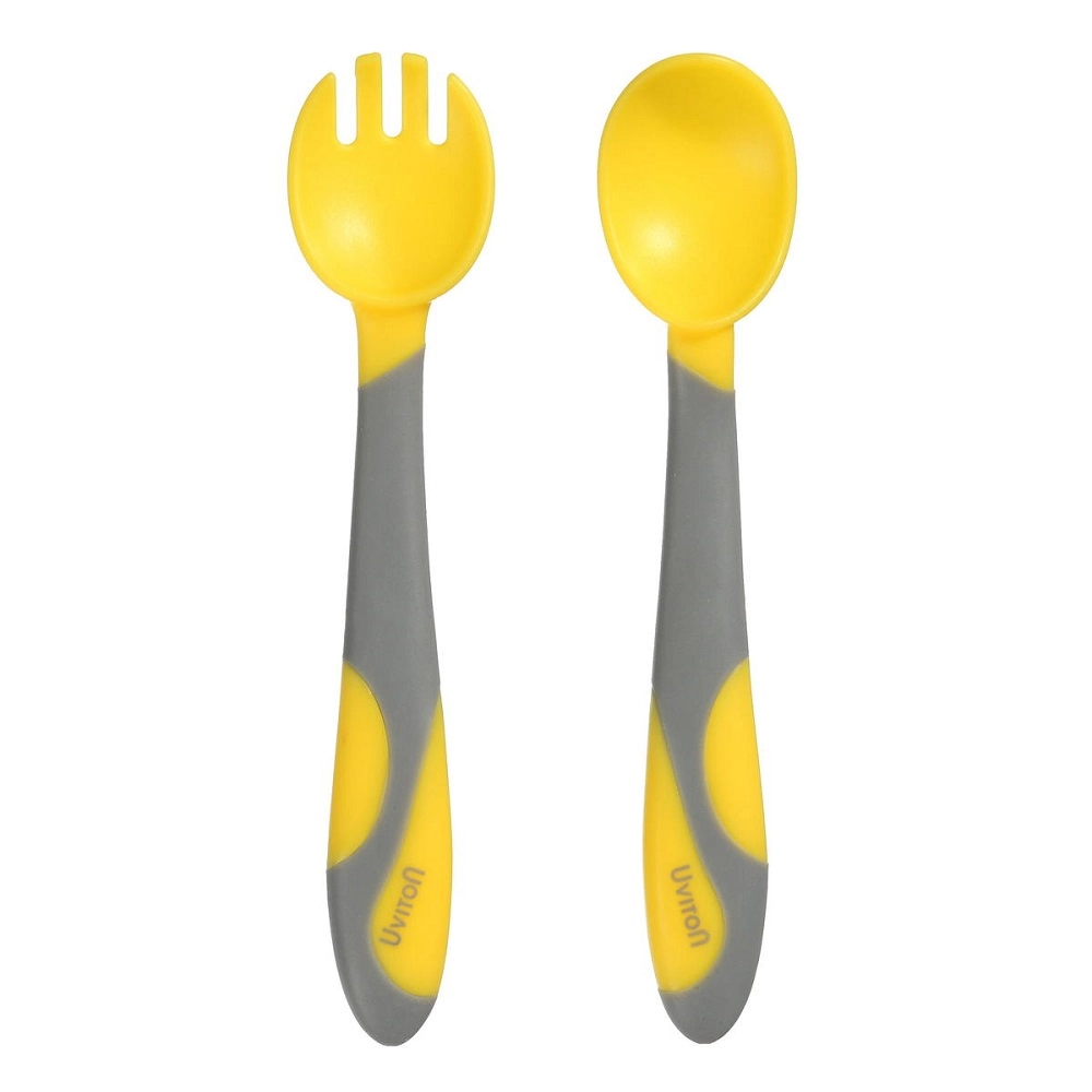 Набор Uviton Ложечка и вилочка пластичные арт.0621 Желтый 744d4ec348988345b0c97ae5a126eca2