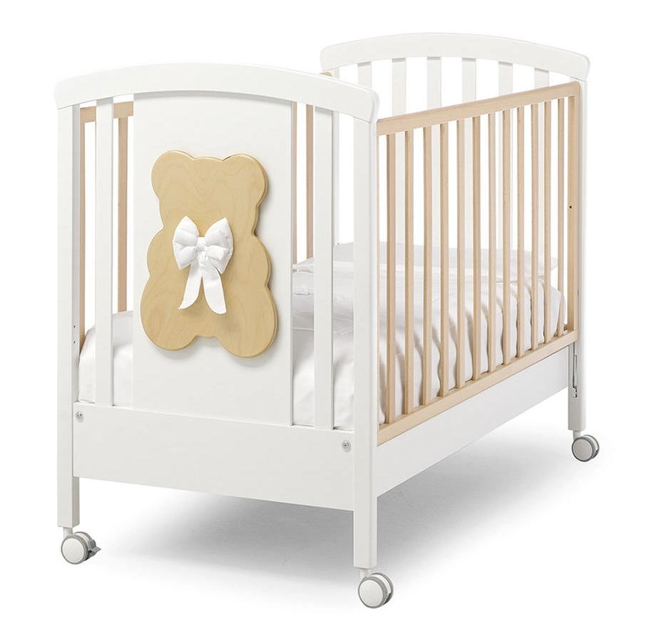 Детская кроватка Erbesi Dudu Белый/Натуральный e5nbso45gl1ypn72z2z5o4i4badr5fj7