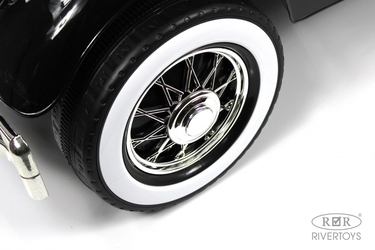 Детский электромобиль RiverToys X005XX черно-розовый 791tyay1408q281hwnvxmbsd9a0pynxa