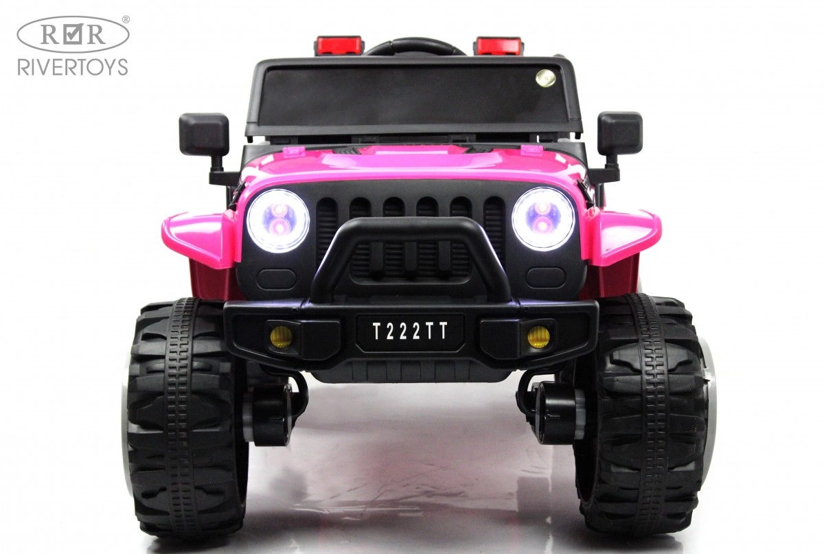 Детский электромобиль RiverToys T222TT 4WD розовый tag782qj5o6g4im2az6hd35rulam0alb