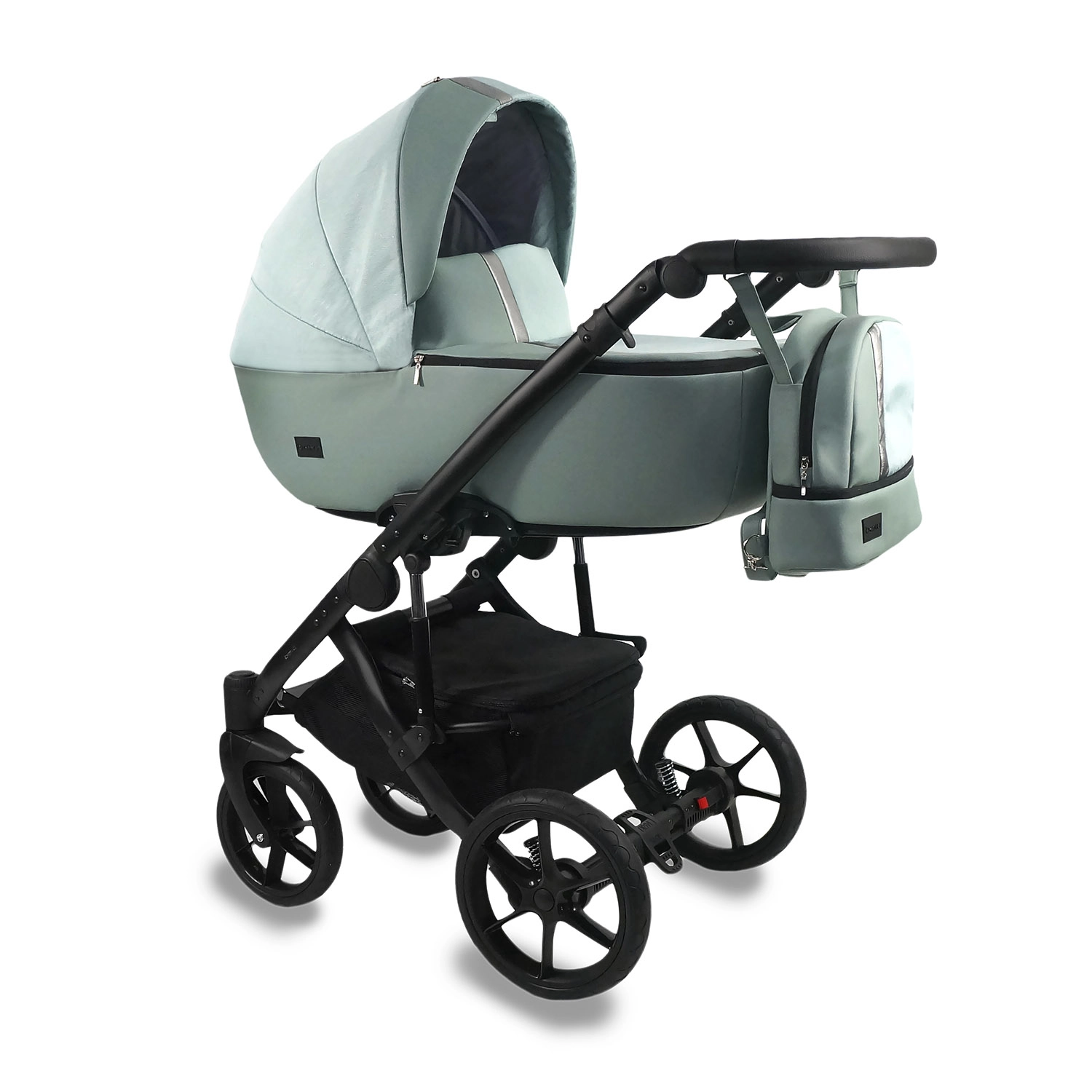 Коляска 2в1 BEXA AIR  шалфей кожа+шалфей 108133122-kolyaska-2v1-bexa-air--shalfei-kozhashalfei