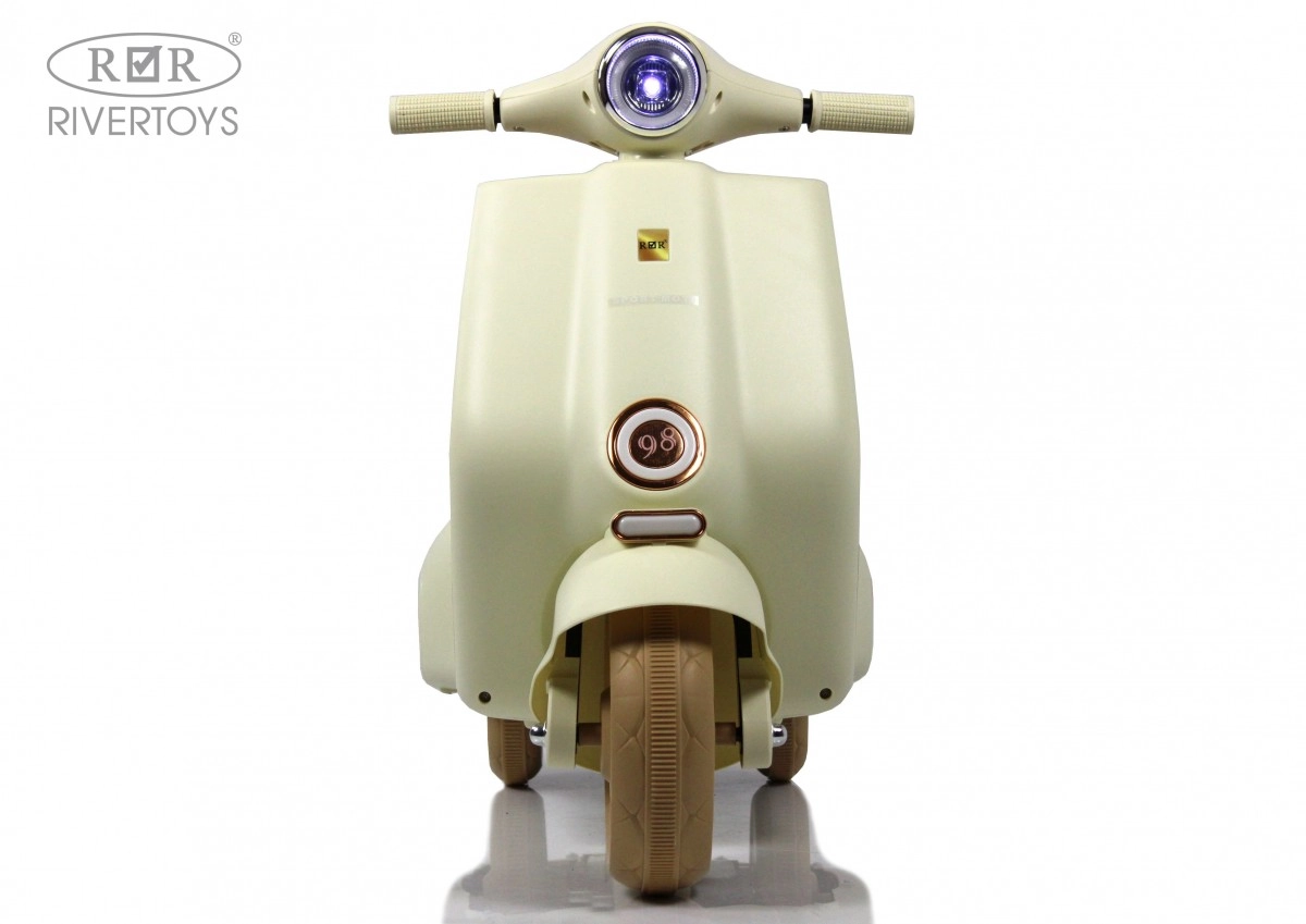Детский электроскутер RiverToys K777PX-A бежевый 064x5pkuc5wteyzt0ccuobql909k0sdv