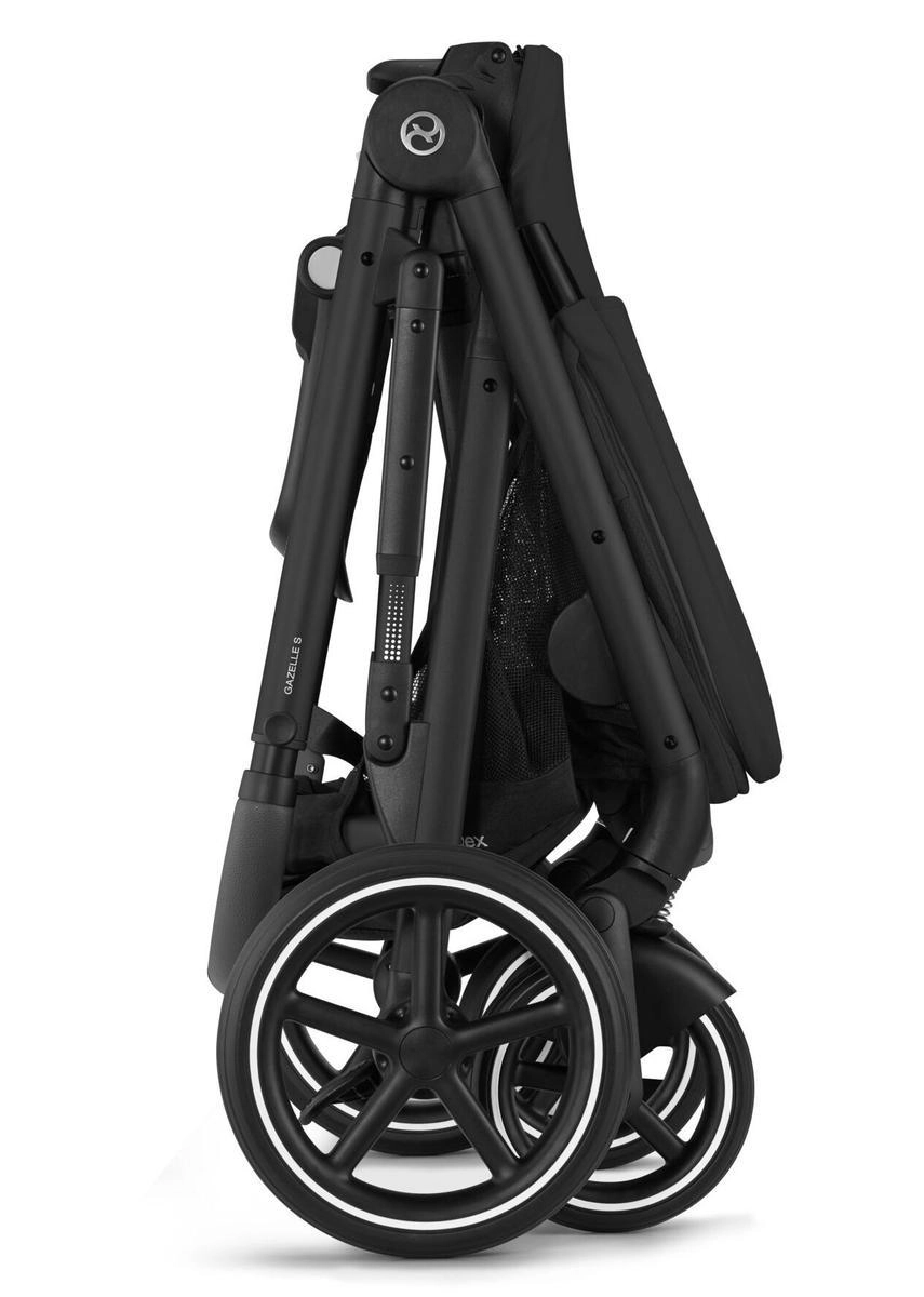 Прогулочная коляска Cybex Gazelle S BLK Moon Black с корзиной и дождевиком 05egcfylhpcaa2vgjlg1lt8o7iw5fvn8