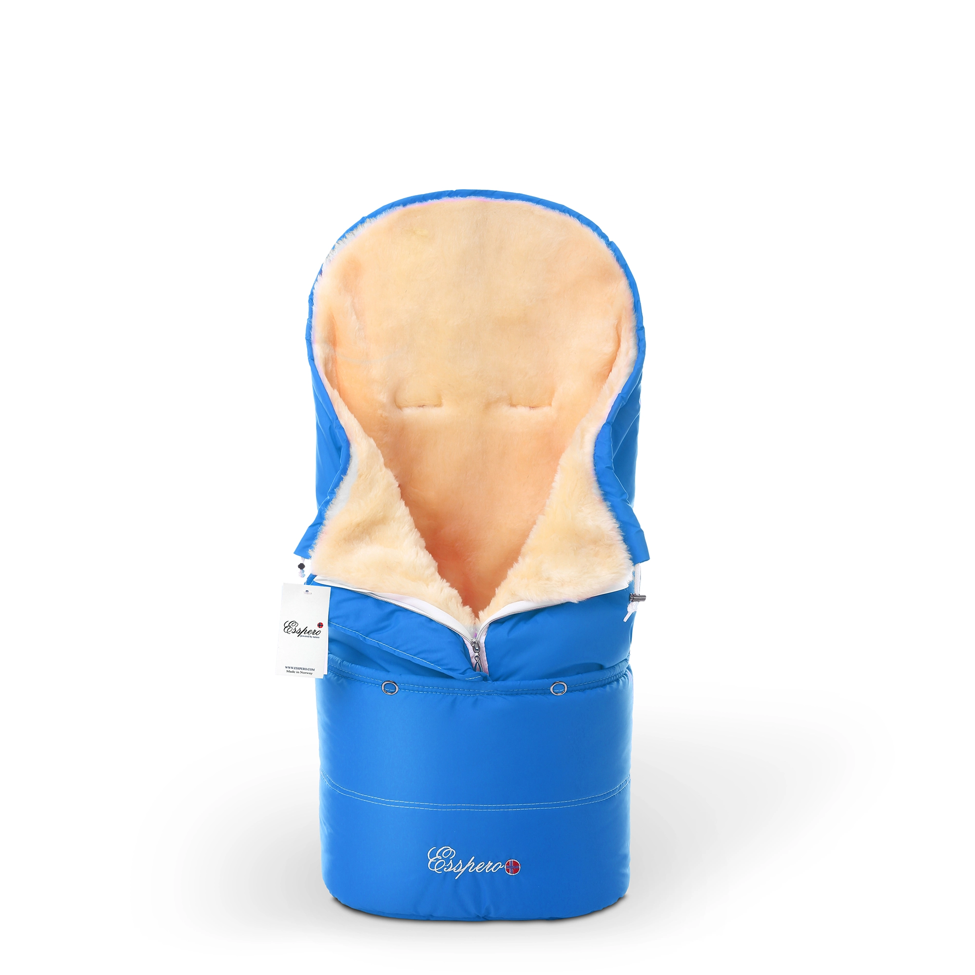 Конверт в коляску Esspero Transformer (натуральная 100% шерсть) (Blue Mountain)