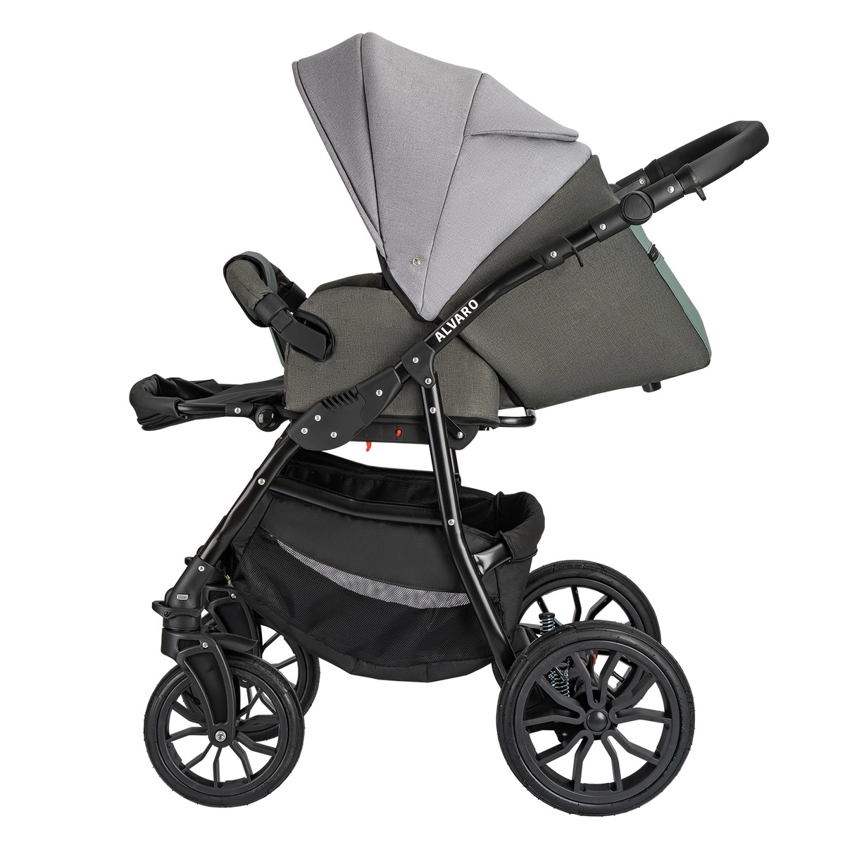 Коляска 2в1 Alis ALVARO т.серый+св.серый+шалфей кожа si334611r6dk1rl8buawe1gmmhy1yz6n