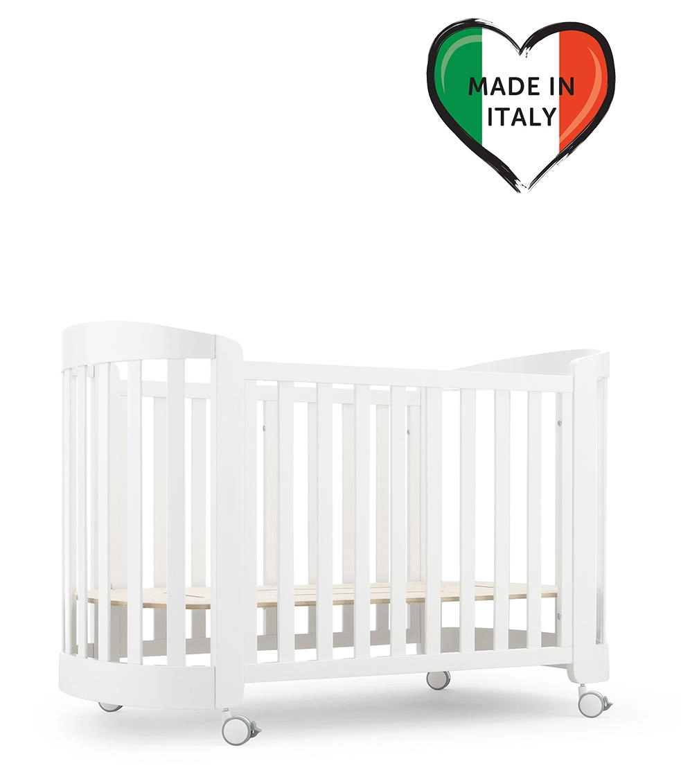 Детская кроватка Erbesi Sweet с матрасом Белый zs0om4hu3gpiwkyujz07mbqkdqh9aj4y