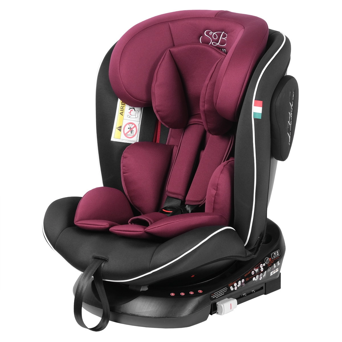 Автокресло Sweet Baby Crosstour 360 SPS Isofix wine/black wssbpwq7mzub1l6xj0rp6t46wxysrm6g