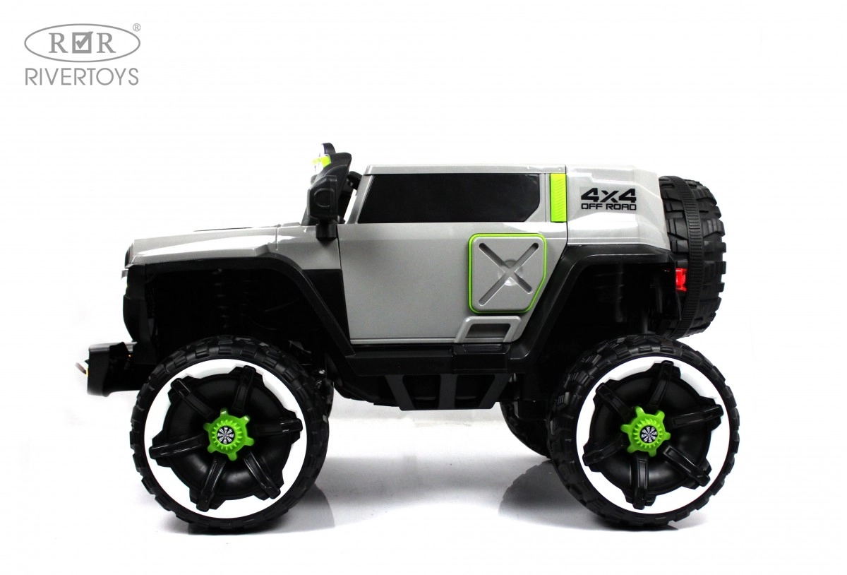 Детский электромобиль RiverToys М222БХ серый 8cvyjx1wtl90d7nz8govqh2o5exwao67