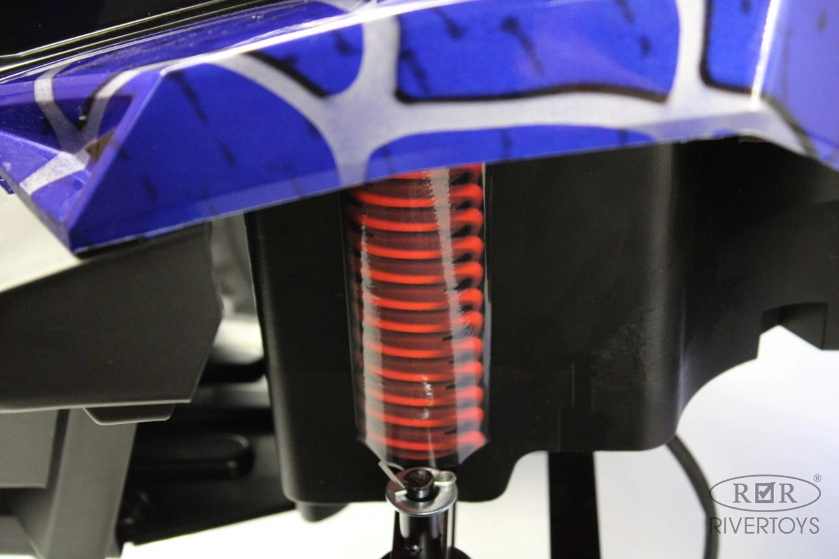 Детский электромобиль RiverToys X999XX синий спайдер k7yym8laobwpjo6xnqflhq1wiqwvzs6z