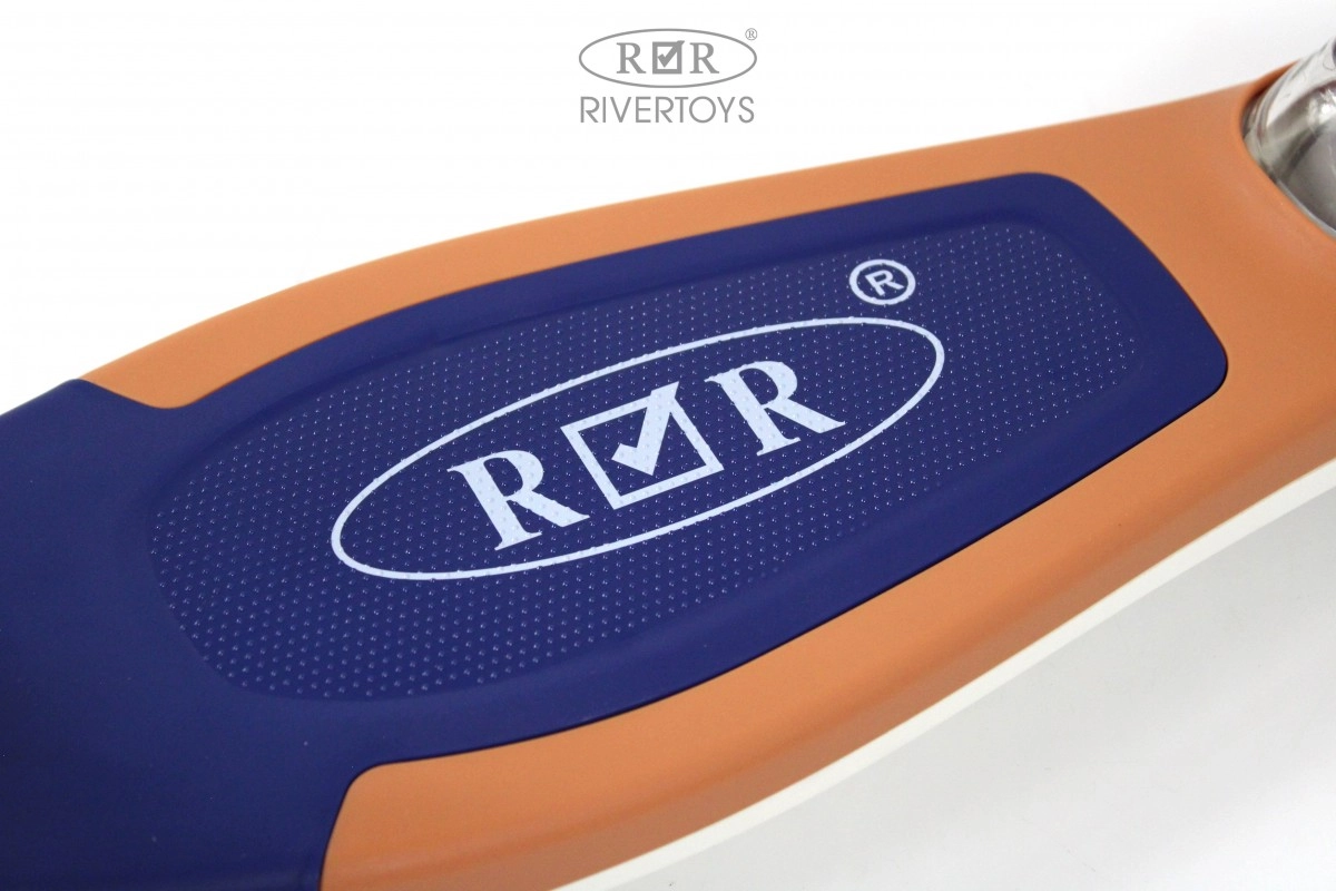 Детский самокат RiverToys HB-T8 темно-синий 9zj07d6shcnyq94ky28fu268dqoio1qd