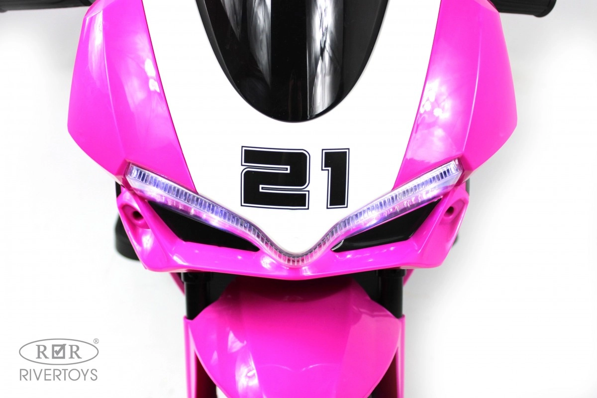 Детский электромотоцикл RiverToys C005MC розовый u8m4zu8gii270rsca1cf1k1hbedbd6ny