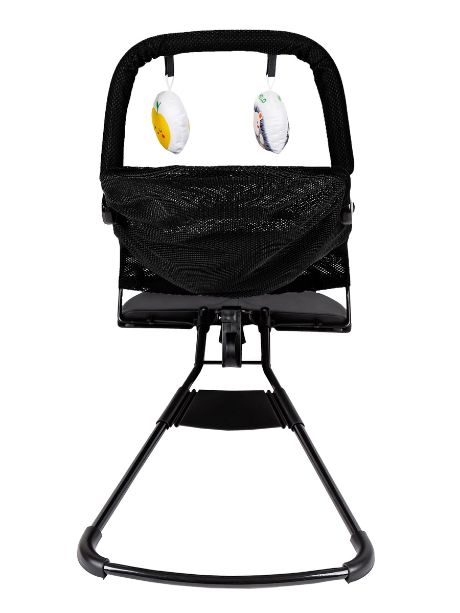 Шезлонг Amarobaby Baby time Черный wmw4s11bckgv773mj3ordkp1qjykl7nu