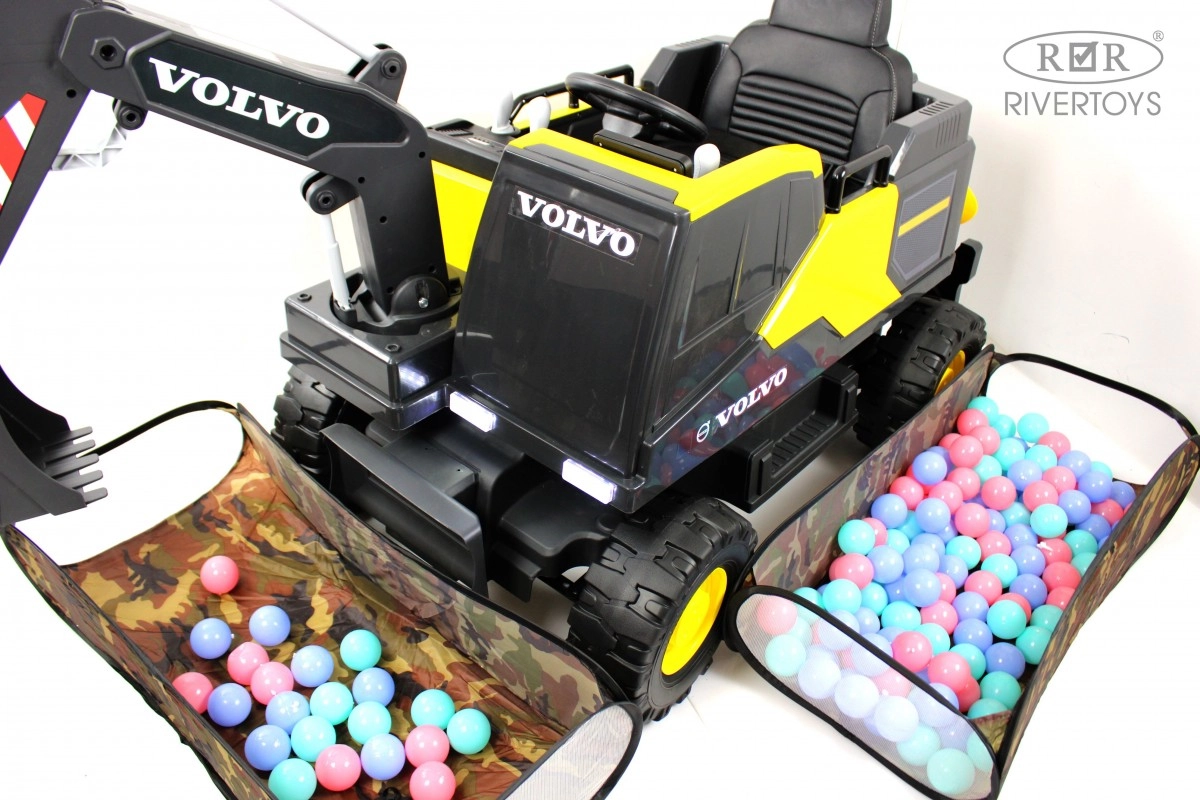 Детский электромобиль RiverToys трактор Volvo Y444YY YELLOW желтый aicke84v87yfl3xnme9l8ovr91b7wkdg