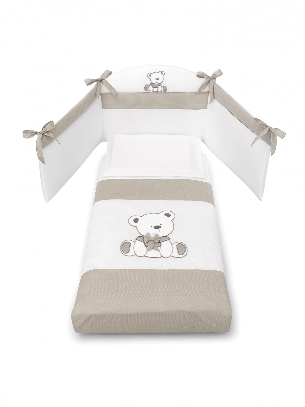 Комплект постельного белья Erbesi Tato (3 предмета) Белый/Песочный 3ffed0f30bd2af215c44c29309d9529d