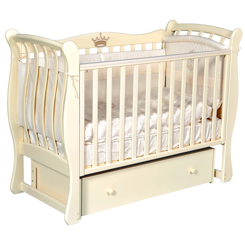 Детская кроватка КЕДР Viola 3 УМ Слоновая кость 4nbigpzax3uy4pjqxtkdcfp6faqjm0la
