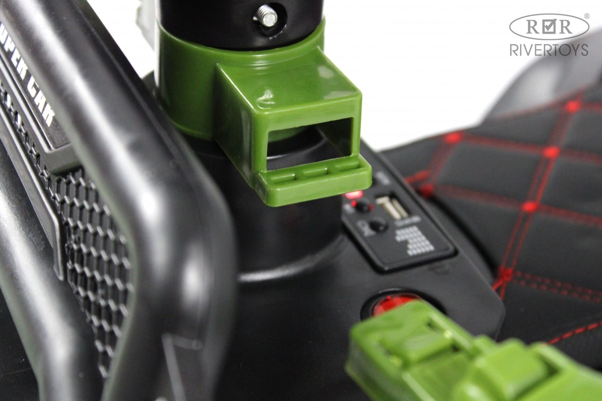 Детский электромобиль RiverToys G005GG зеленый gkk7z0y36gdeqy8wo0u8gr78m0sm524i