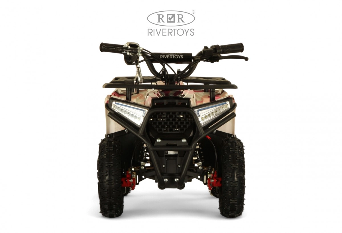 Детский электроквадроцикл RiverToys MIKA розовый камуфляж gronwgc62dmbcperwjlw67tu3v04xnr7