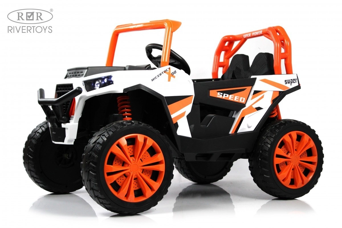Детский электромобиль RiverToys F888FF-A 4WD оранжевый 1b6amoxvidb1eksfw13ju0py4h4q56cn
