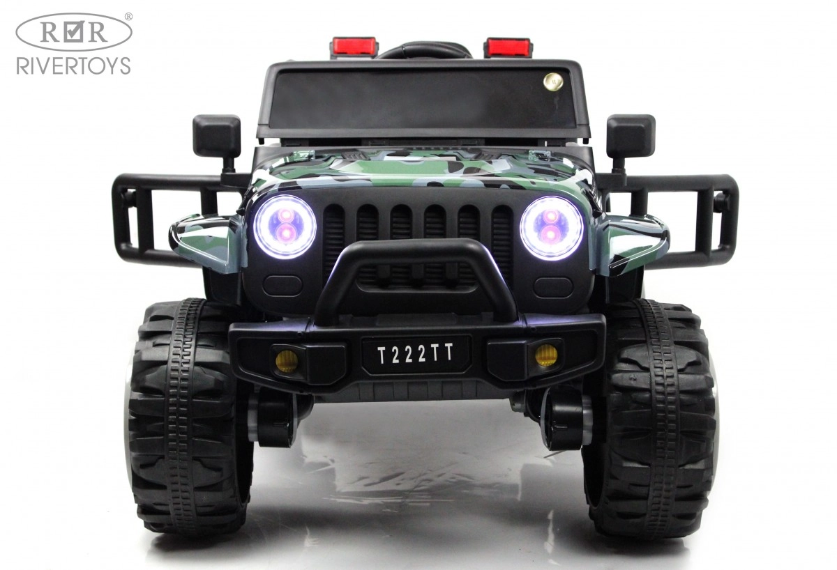 Детский электромобиль RiverToys T222TT 4WD камуфляж 7ntinv5csiaxye0ebunie0arefs2fdmp