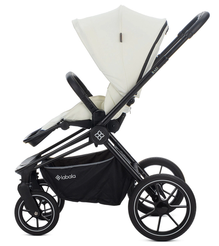 Детская коляска Labala Raiz Lite 2 в 1 2023 White Black3