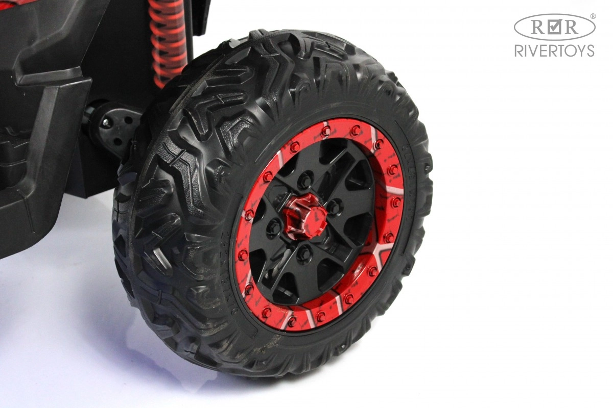 Детский электромобиль RiverToys X999XX красный спайдер pyxptzgva8b1eysj56azdpu5pfxdeh19