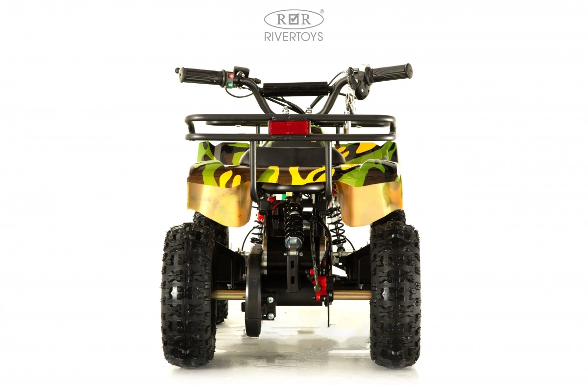 Детский электроквадроцикл RiverToys TIKI желтый камуфляж 3tyzks93az4mcpk5lutnbc1kuord9toj