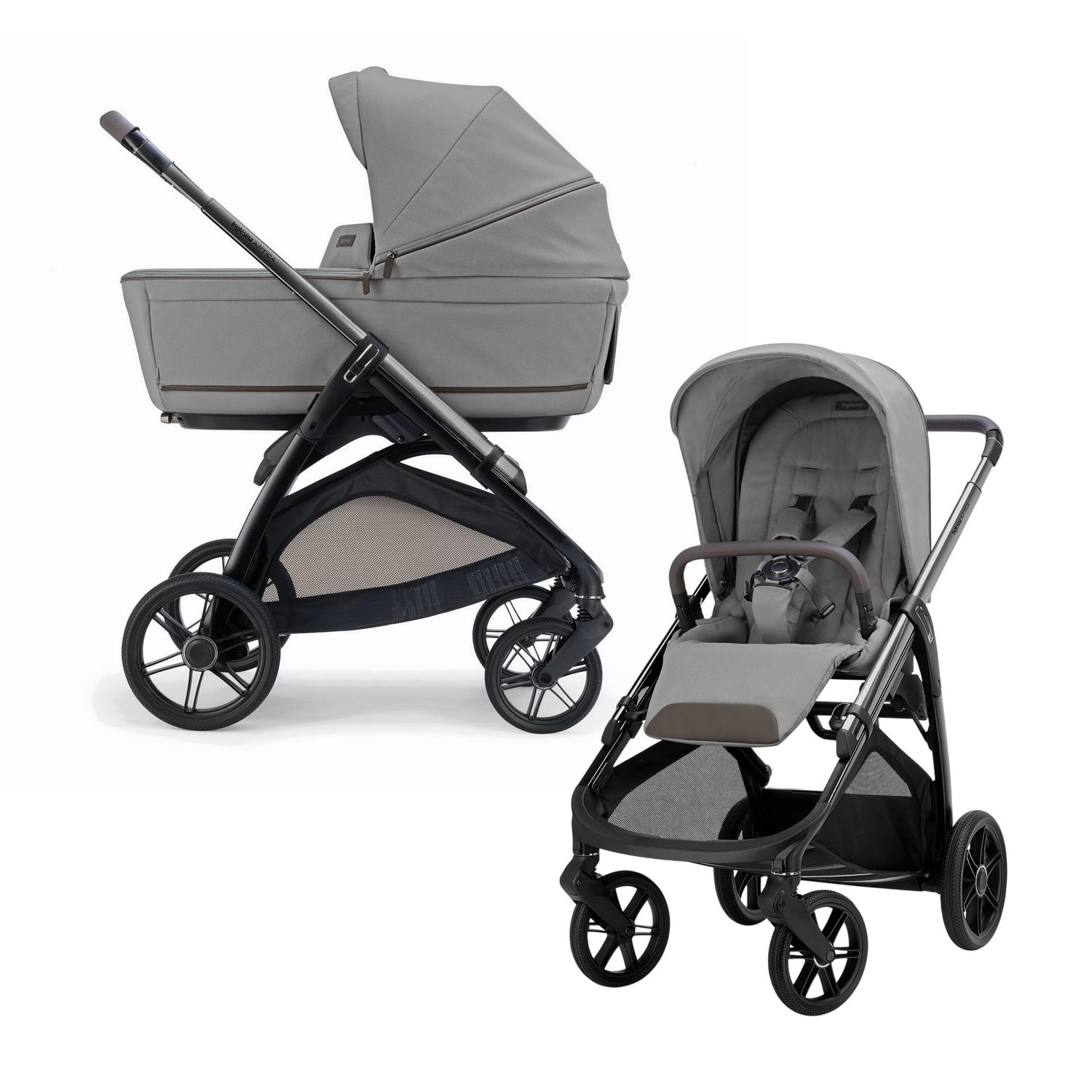 Коляска 2 в 1 Inglesina Aptica (с подставкой Stand Up New) (Crystal grey)