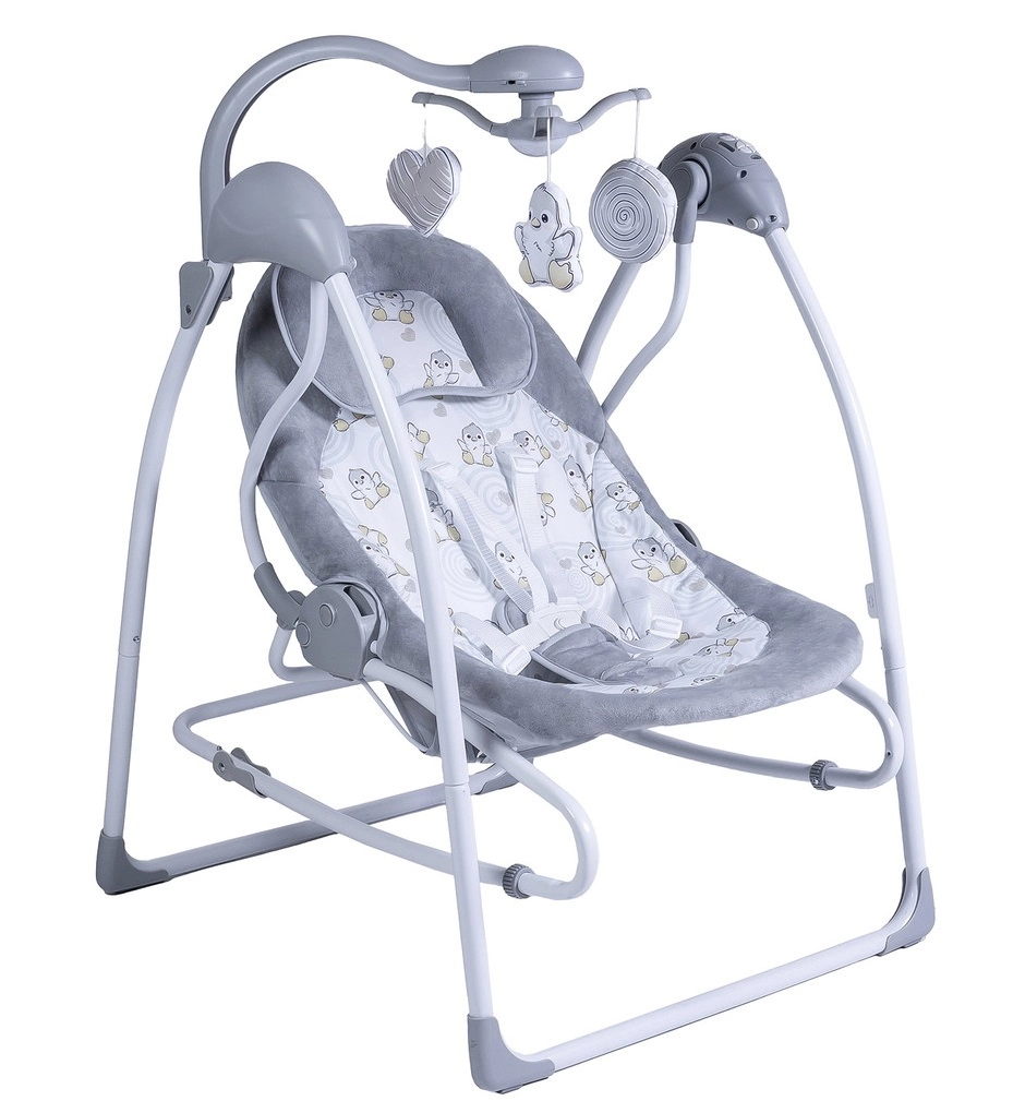 Электрокачели Sweet Baby Pure Pinguino 2 в 1 grigio uvuoio75o2gxfgcjbn0imm838w82gcd3
