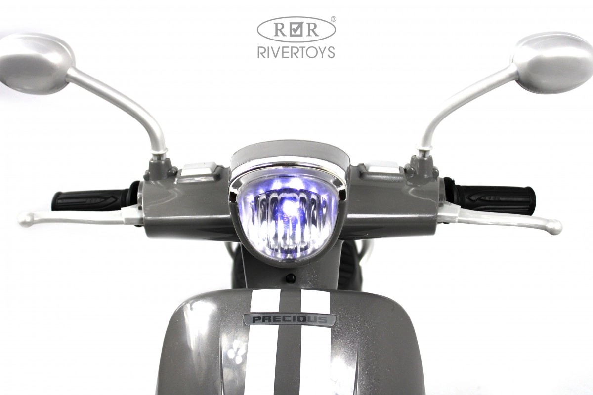 Детский электромотоцикл RiverToys Z222ZZ серый g9ro3j7vksggqv3eaota6jm9duw7te3w