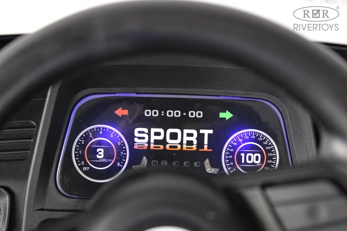 Детский электромобиль RiverToys X888XX белый meqvwd2fsogicy2amdefedwvrlk11r5h