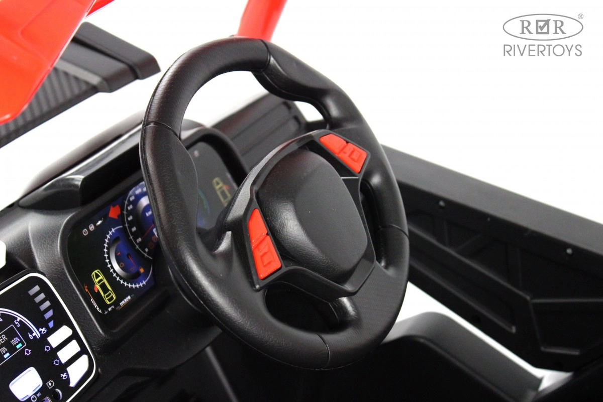 Детский электромобиль RiverToys F888FF-A красный 1fb4mairrconhfvqoblshqxtjuchsdfs
